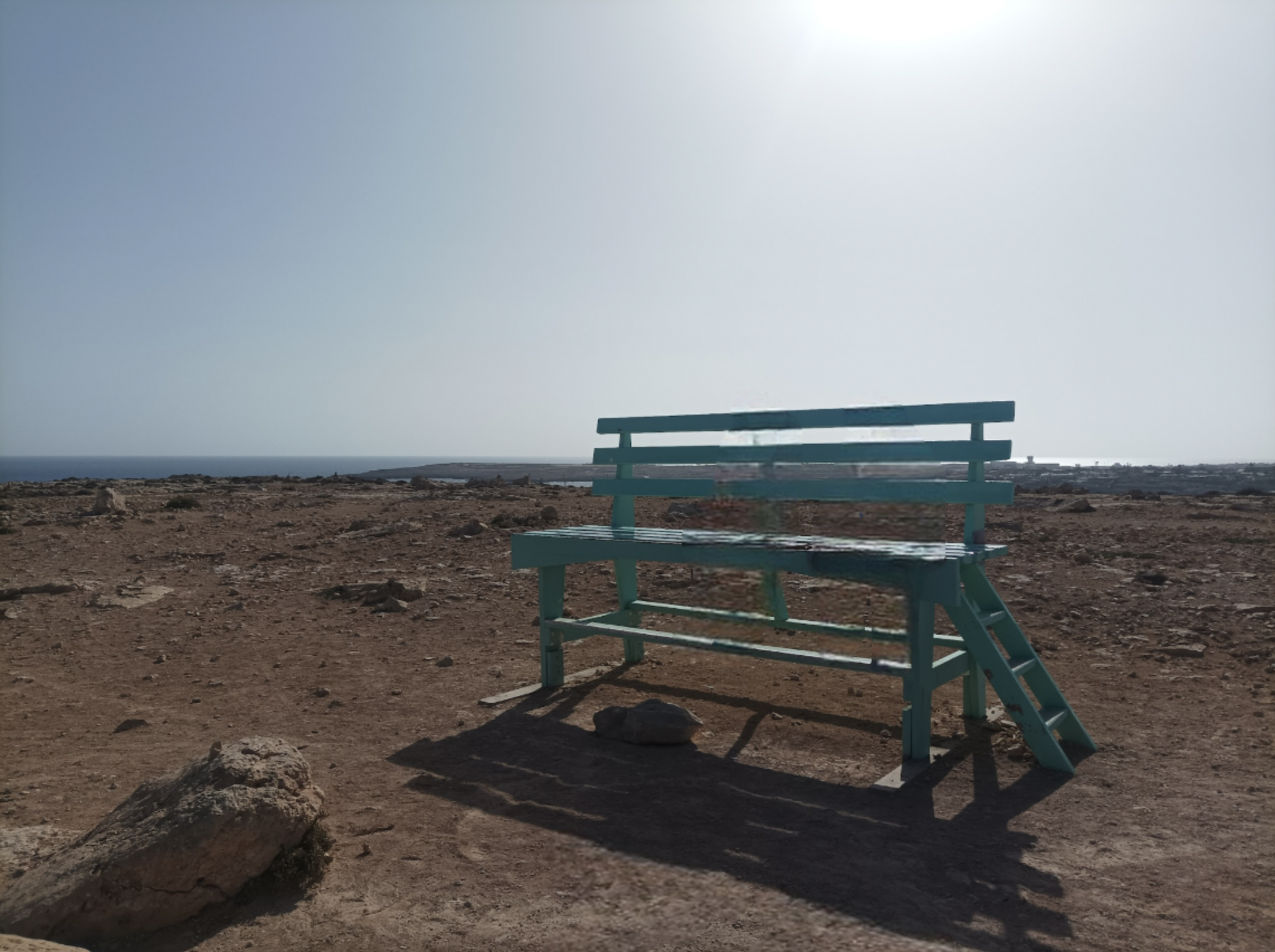 Panchina gigante capo grecale Lampedusa